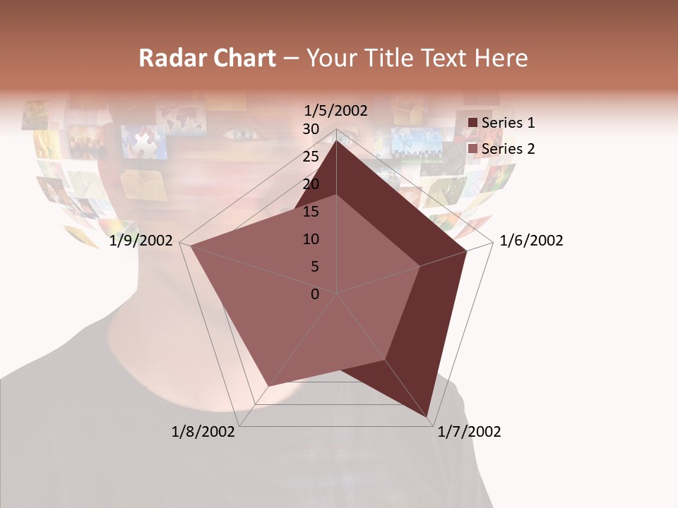 Gallery Person Screen PowerPoint Template