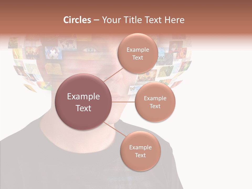 Gallery Person Screen PowerPoint Template