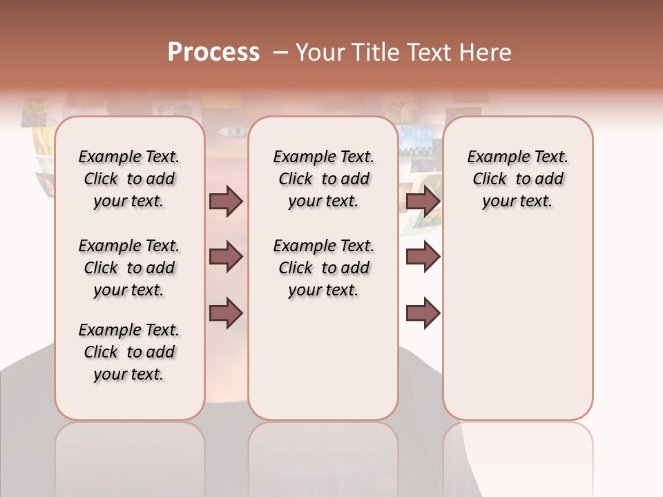 Gallery Person Screen PowerPoint Template