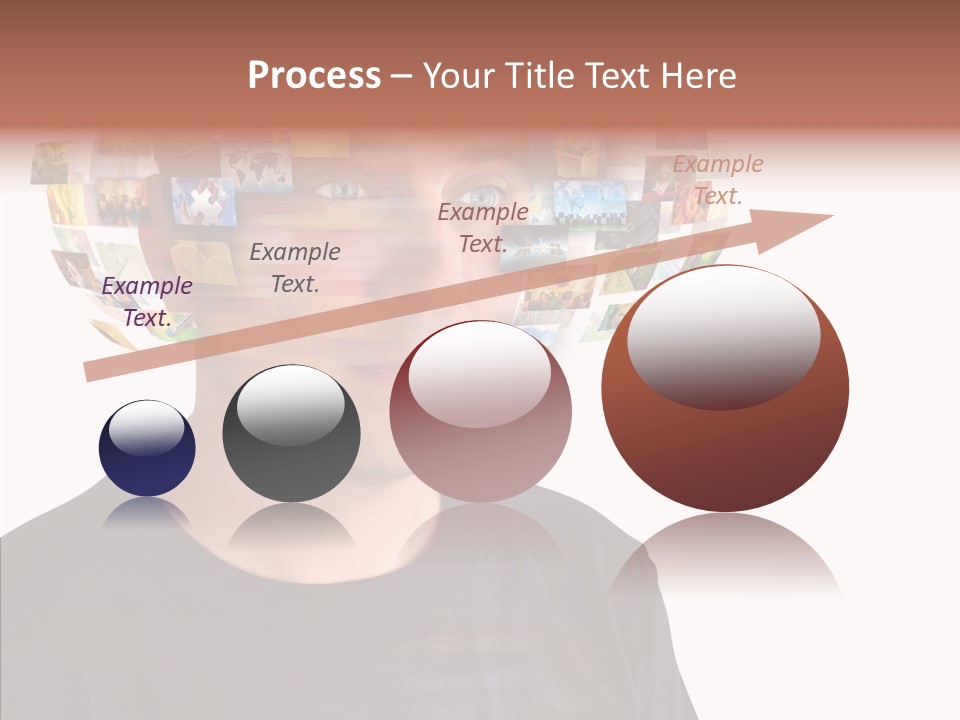 Gallery Person Screen PowerPoint Template