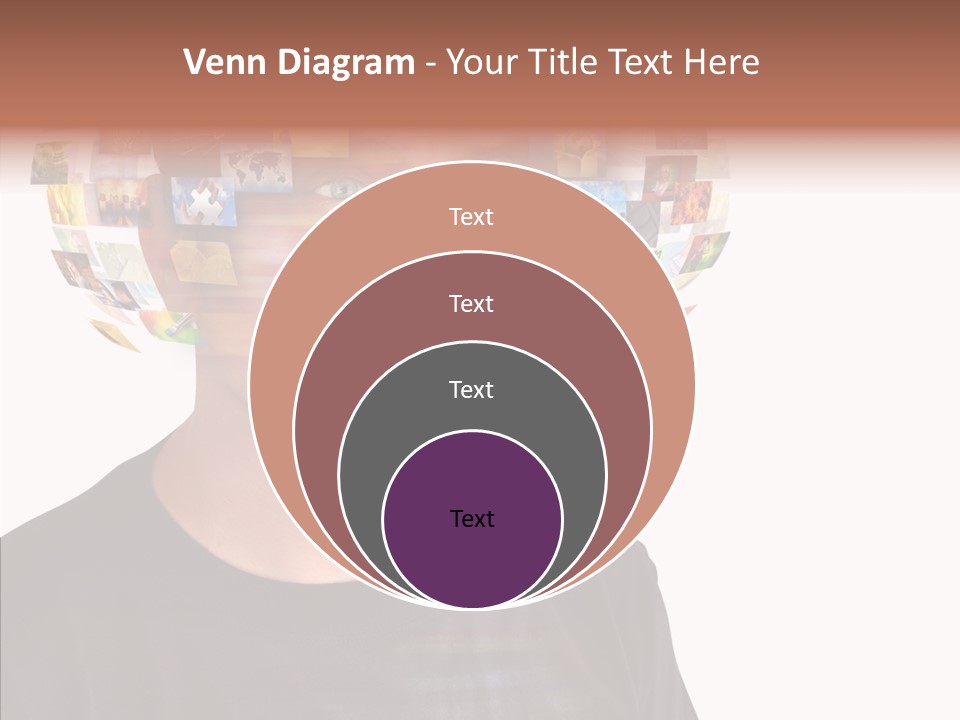 Gallery Person Screen PowerPoint Template