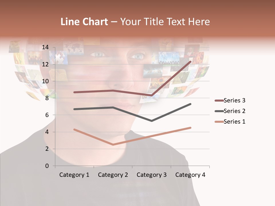 Gallery Person Screen PowerPoint Template