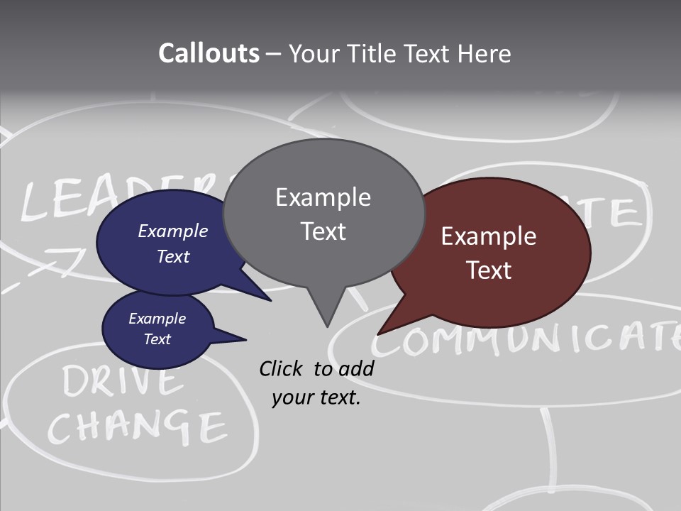 Motivate Expert Communicate PowerPoint Template