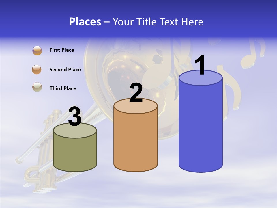 Blue Graphic Note PowerPoint Template