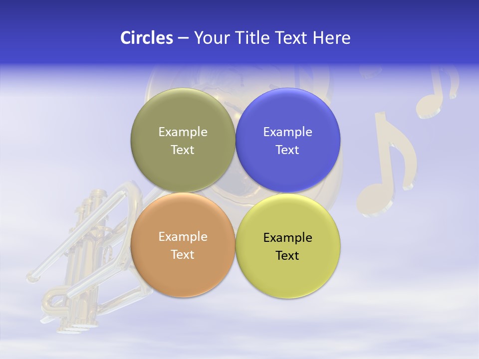 Blue Graphic Note PowerPoint Template