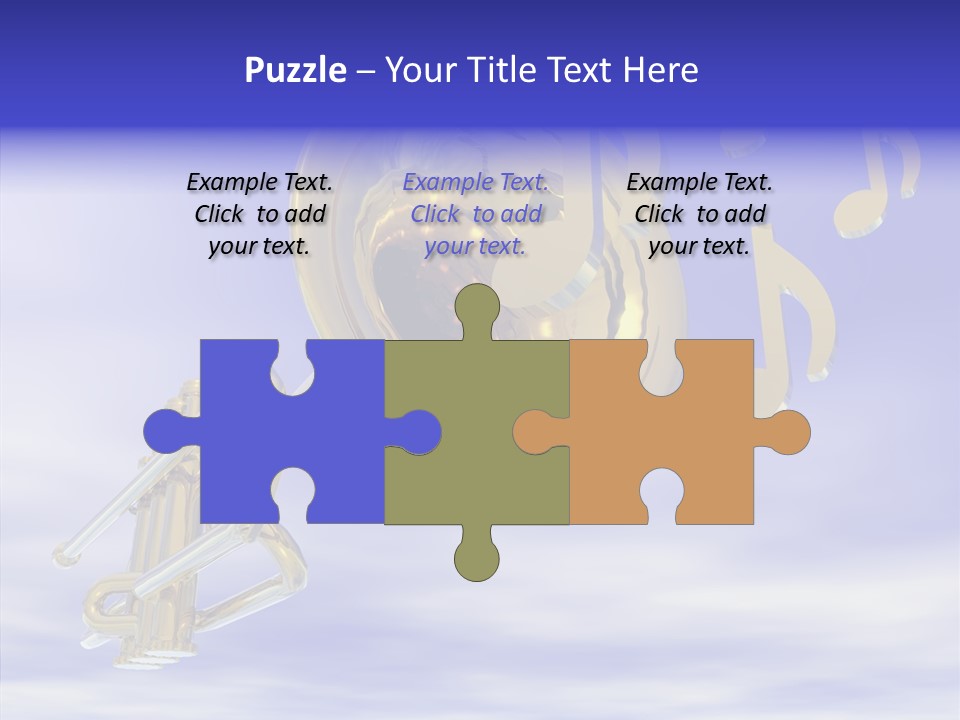 Blue Graphic Note PowerPoint Template