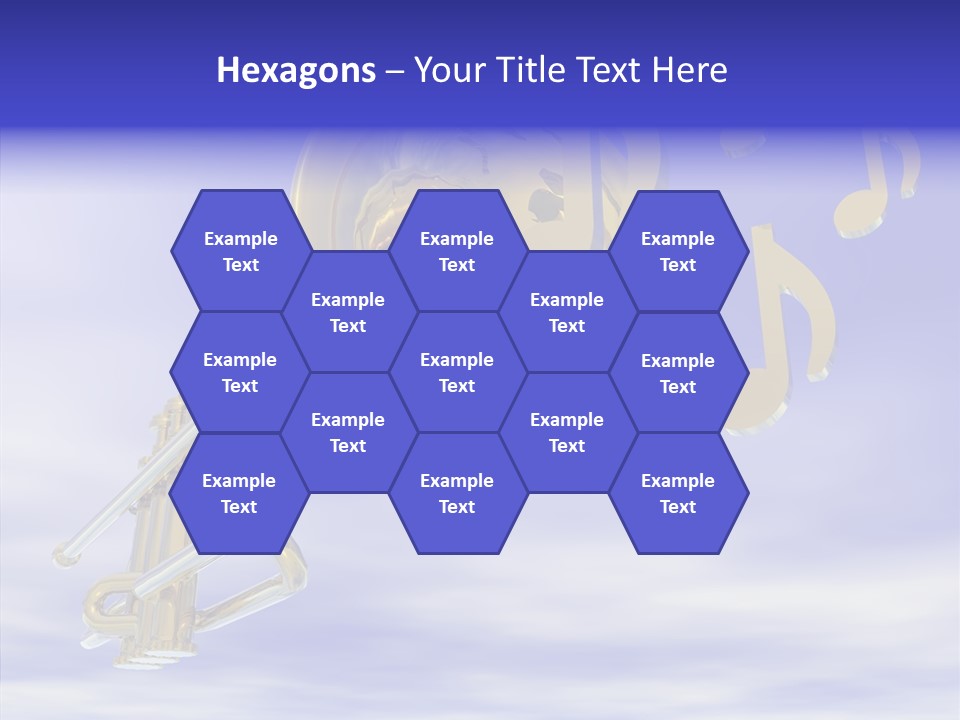 Blue Graphic Note PowerPoint Template