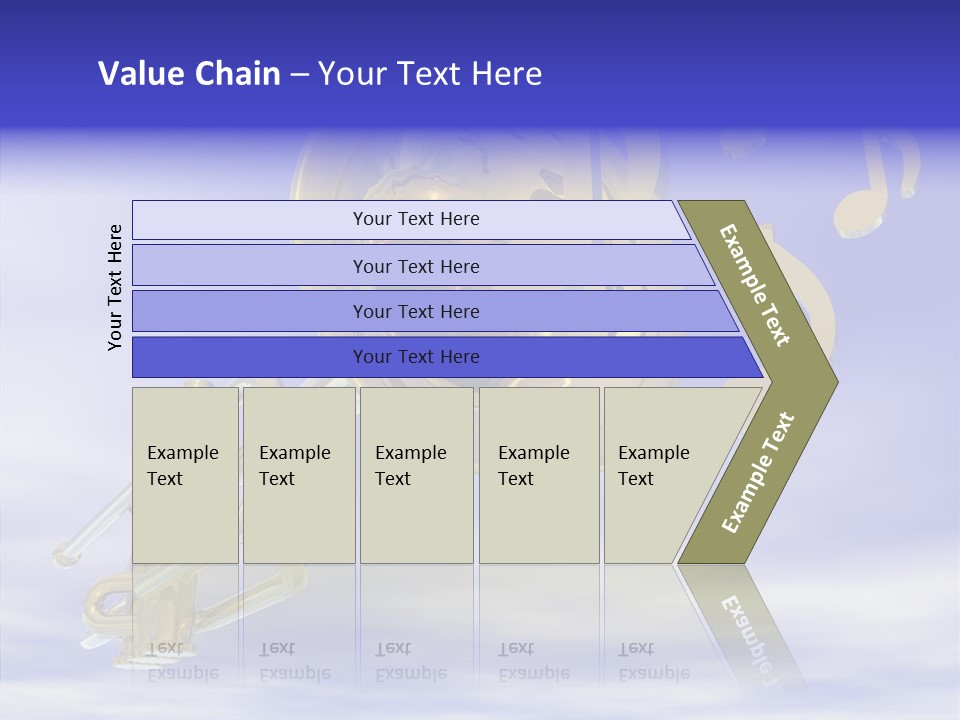 Blue Graphic Note PowerPoint Template