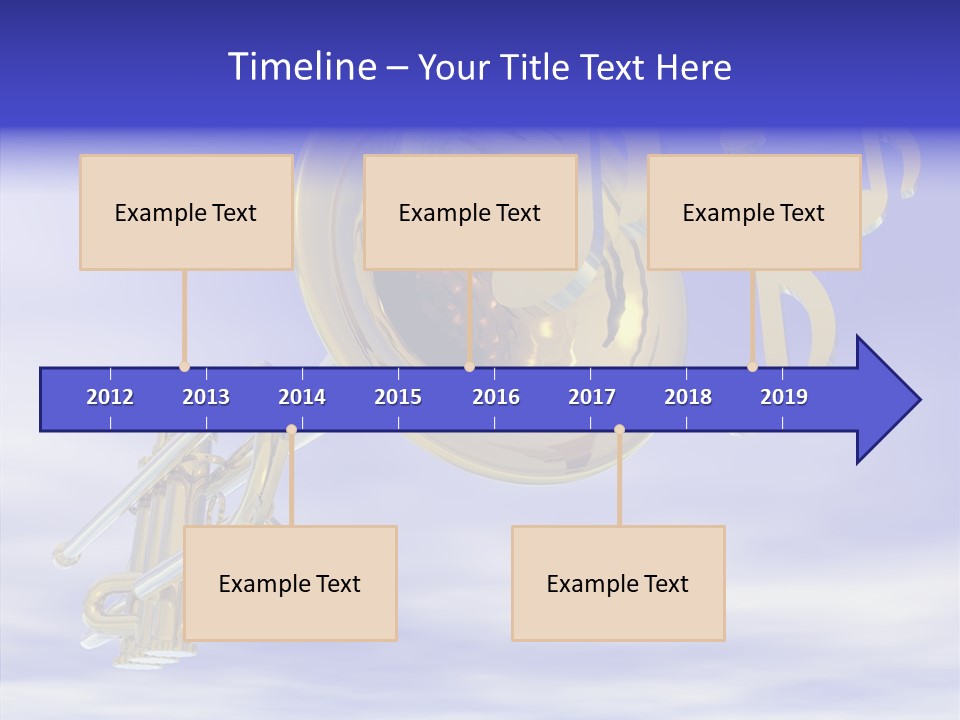 Blue Graphic Note PowerPoint Template