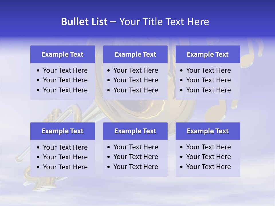 Blue Graphic Note PowerPoint Template