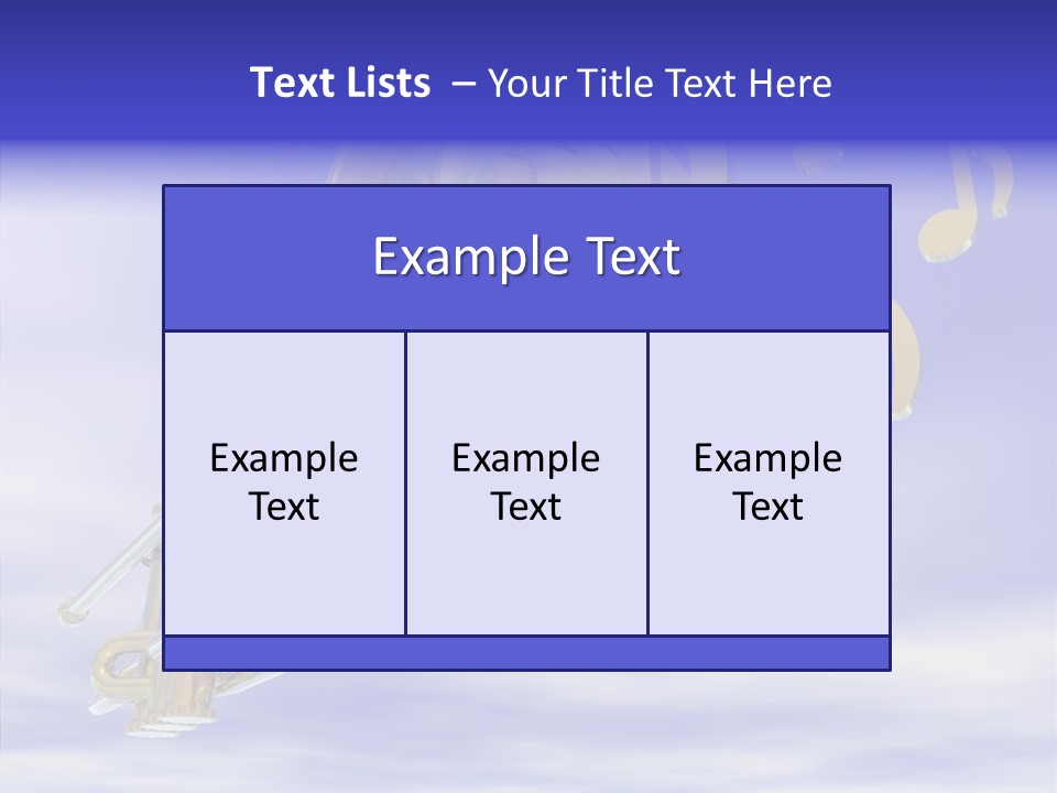 Blue Graphic Note PowerPoint Template