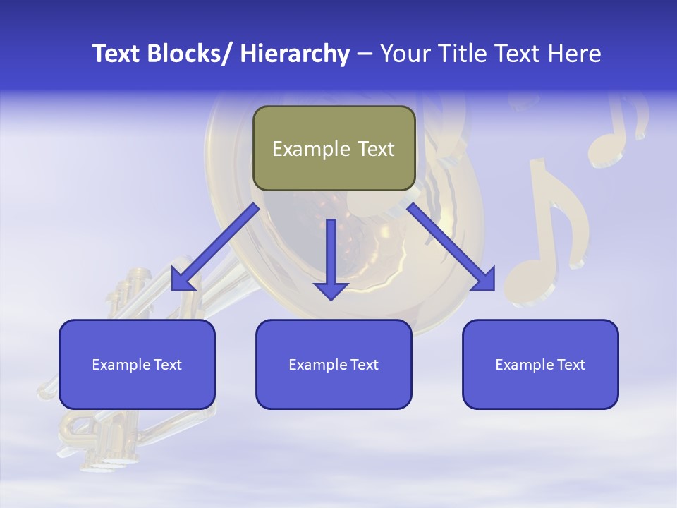 Blue Graphic Note PowerPoint Template