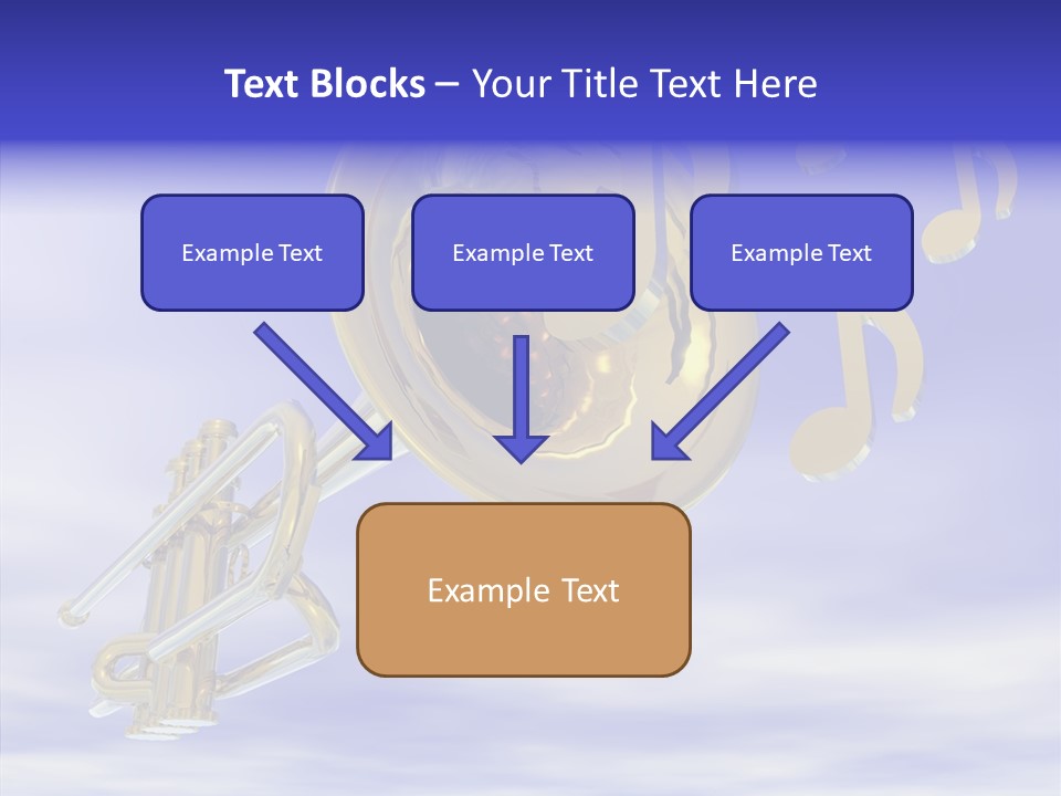 Blue Graphic Note PowerPoint Template
