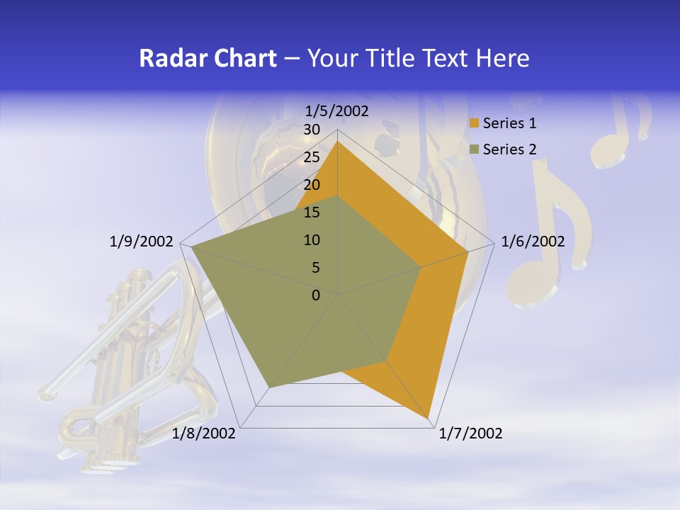 Blue Graphic Note PowerPoint Template