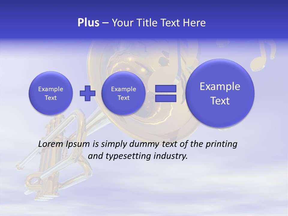 Blue Graphic Note PowerPoint Template