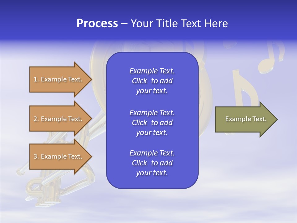 Blue Graphic Note PowerPoint Template
