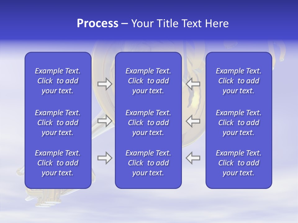 Blue Graphic Note PowerPoint Template