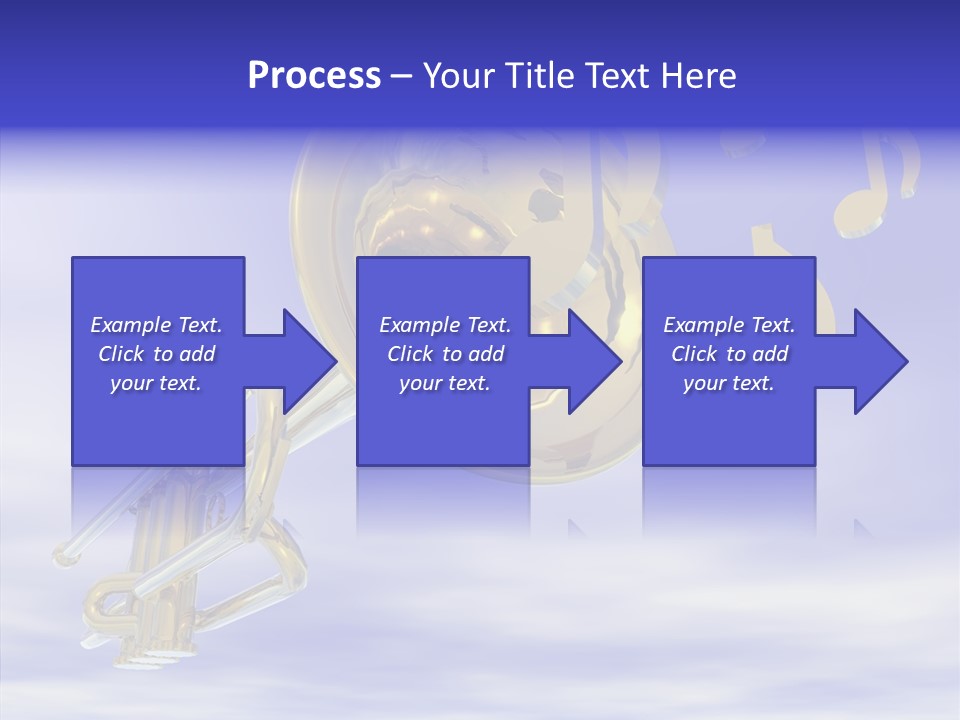 Blue Graphic Note PowerPoint Template