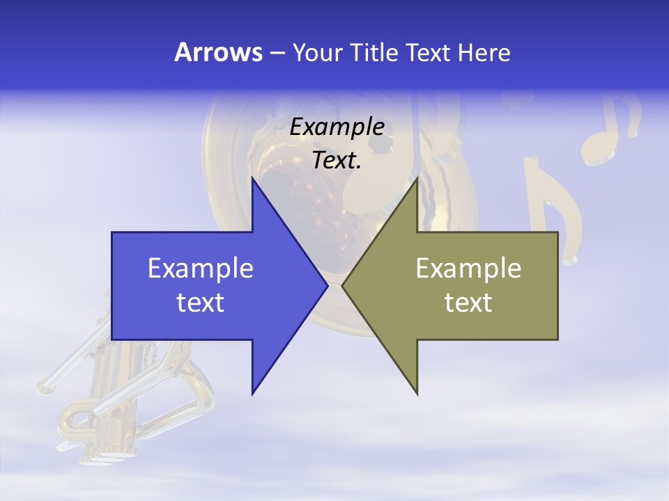 Blue Graphic Note PowerPoint Template