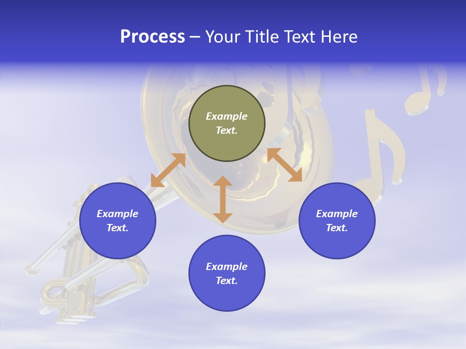 Blue Graphic Note PowerPoint Template