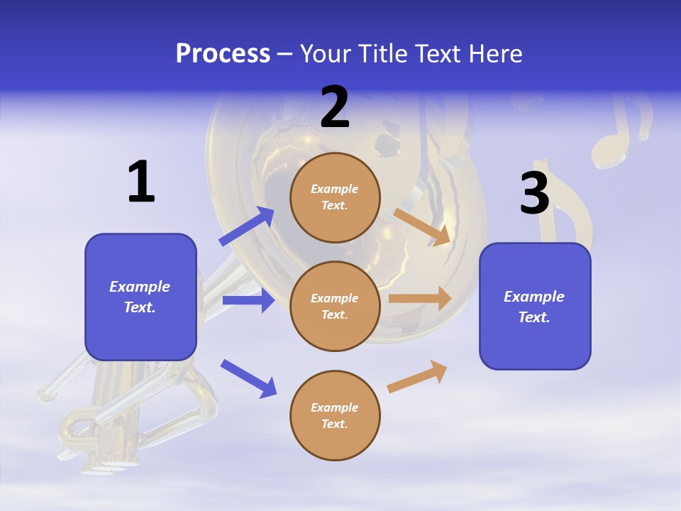 Blue Graphic Note PowerPoint Template
