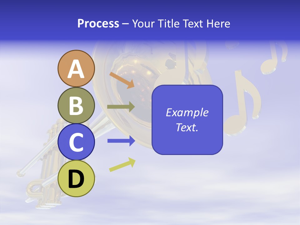 Blue Graphic Note PowerPoint Template