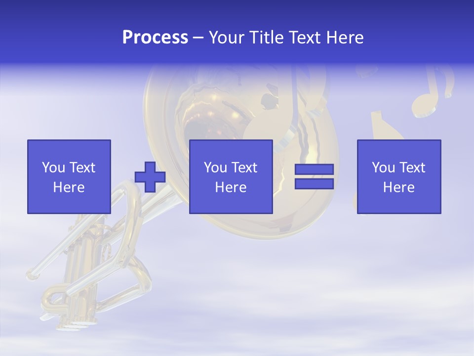 Blue Graphic Note PowerPoint Template