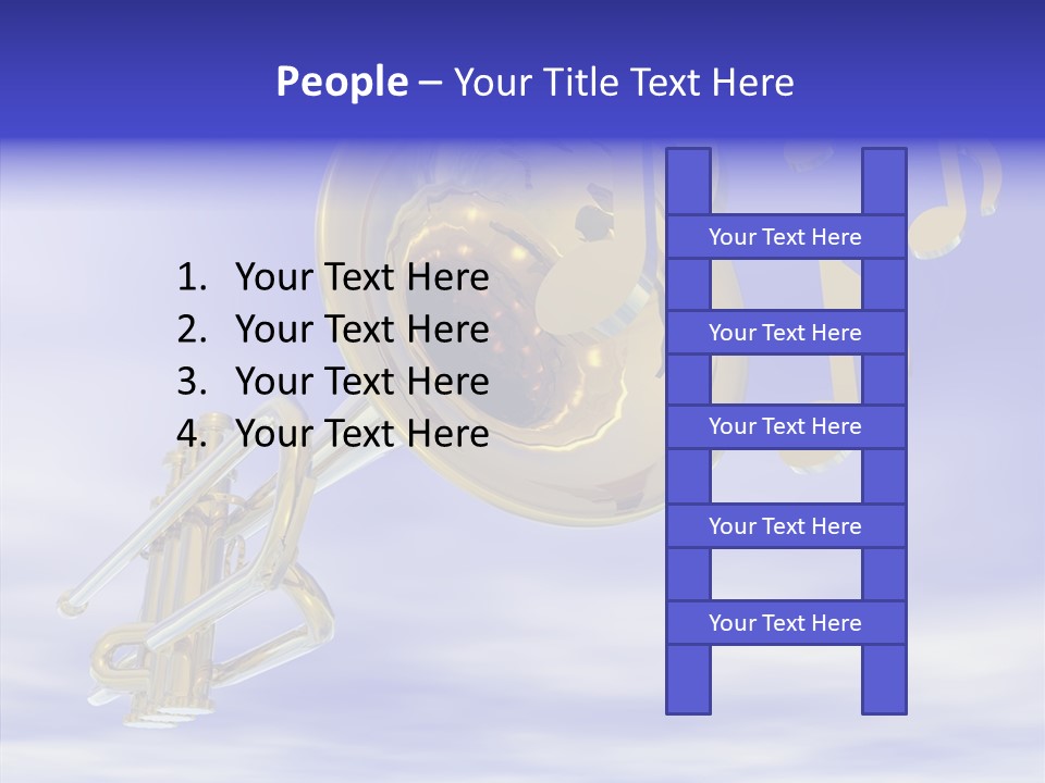 Blue Graphic Note PowerPoint Template