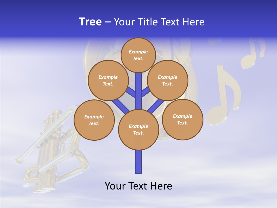 Blue Graphic Note PowerPoint Template