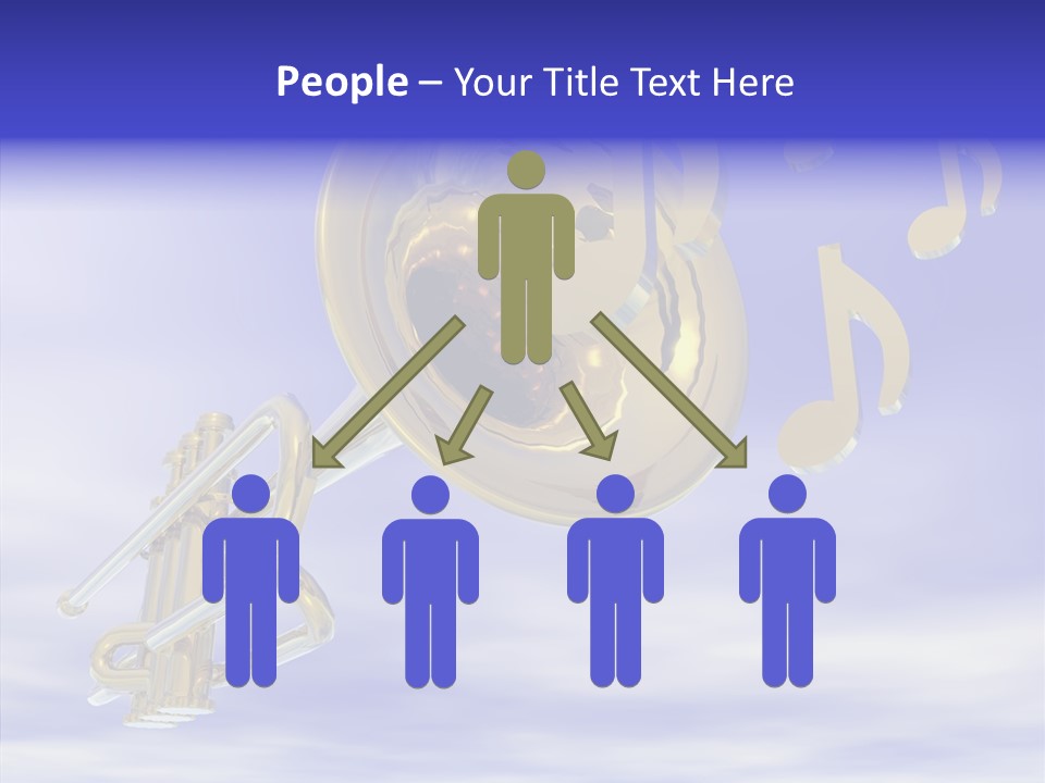 Blue Graphic Note PowerPoint Template