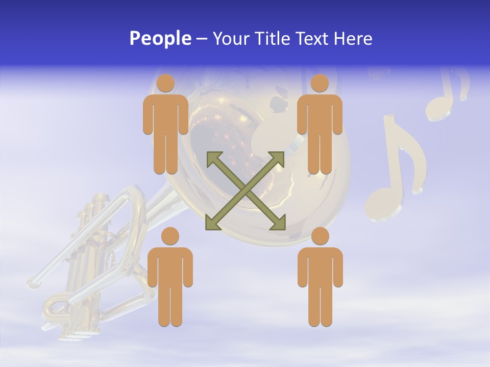 Blue Graphic Note PowerPoint Template