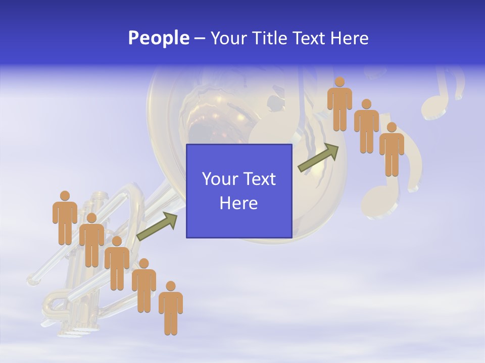 Blue Graphic Note PowerPoint Template