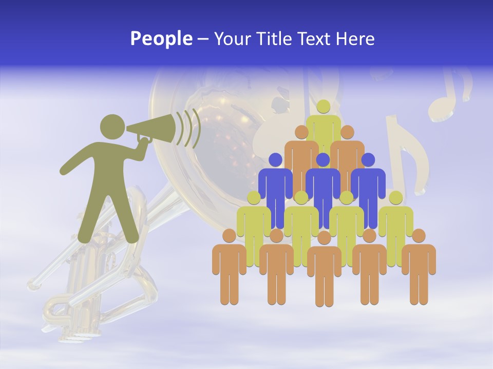 Blue Graphic Note PowerPoint Template