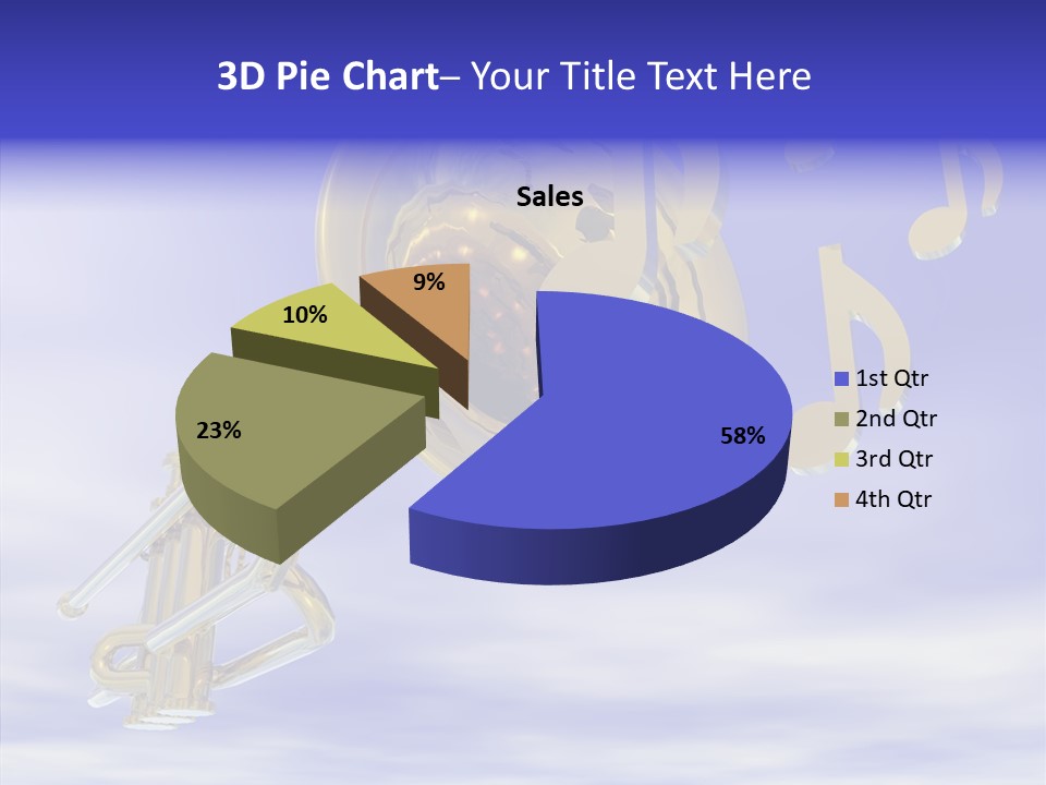 Blue Graphic Note PowerPoint Template