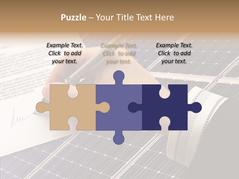 Cloudy Hand Mortgages PowerPoint Template