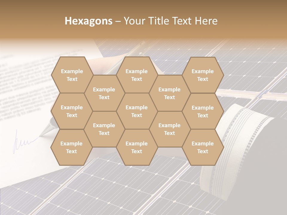 Cloudy Hand Mortgages PowerPoint Template