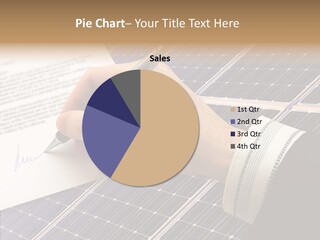 Cloudy Hand Mortgages PowerPoint Template