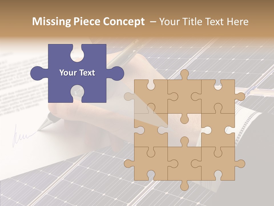 Cloudy Hand Mortgages PowerPoint Template