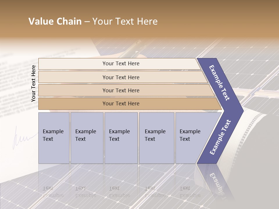 Cloudy Hand Mortgages PowerPoint Template