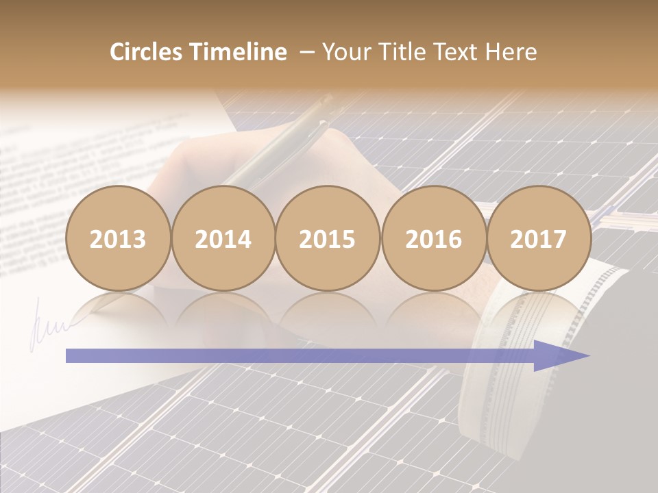 Cloudy Hand Mortgages PowerPoint Template