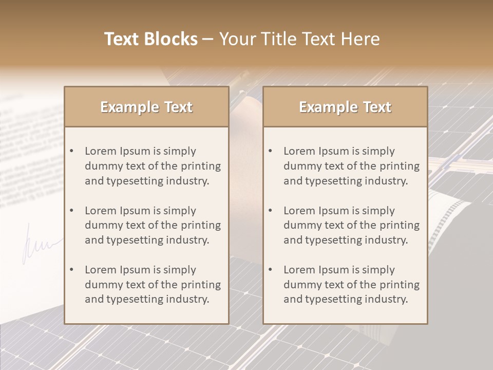 Cloudy Hand Mortgages PowerPoint Template