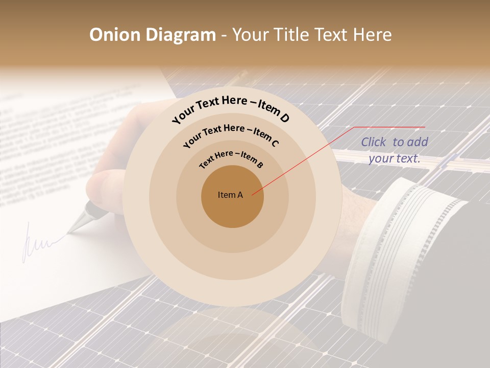 Cloudy Hand Mortgages PowerPoint Template