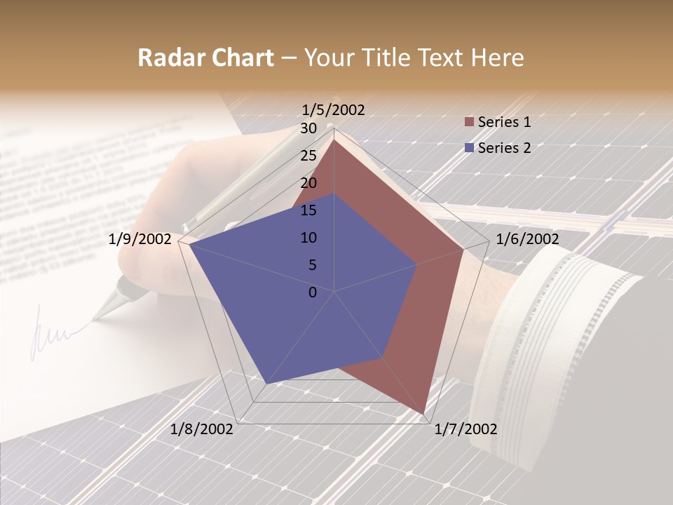 Cloudy Hand Mortgages PowerPoint Template