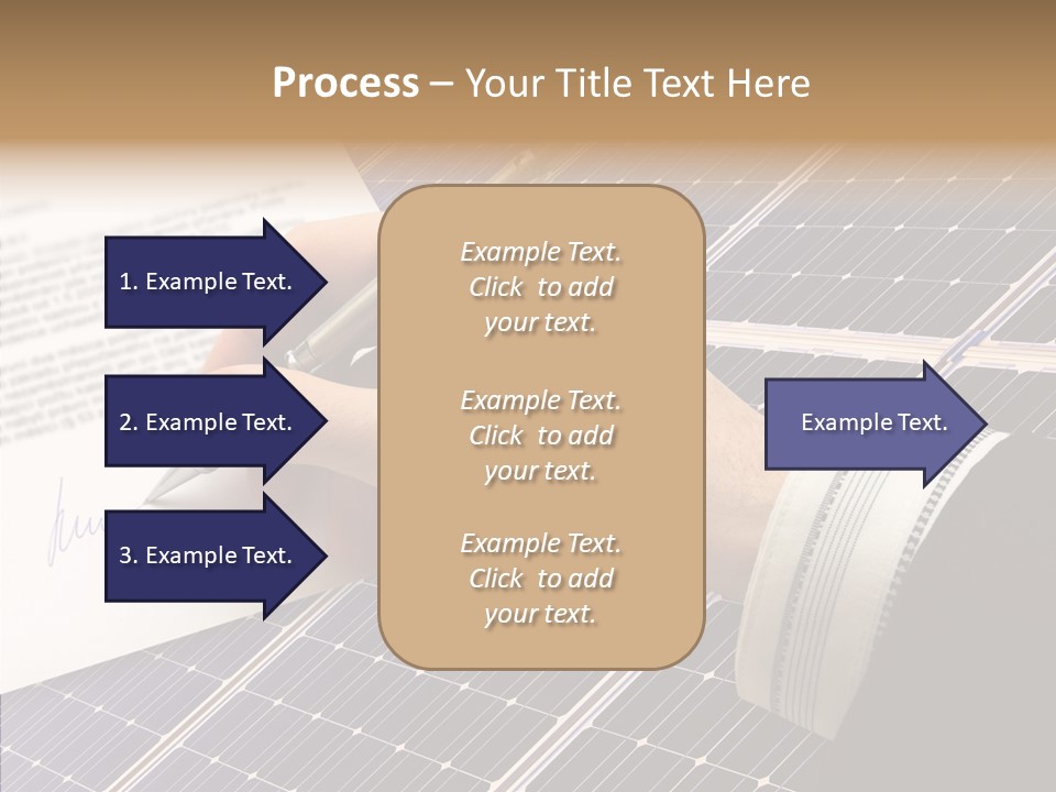 Cloudy Hand Mortgages PowerPoint Template