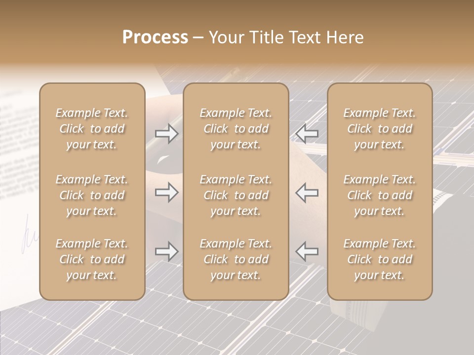 Cloudy Hand Mortgages PowerPoint Template
