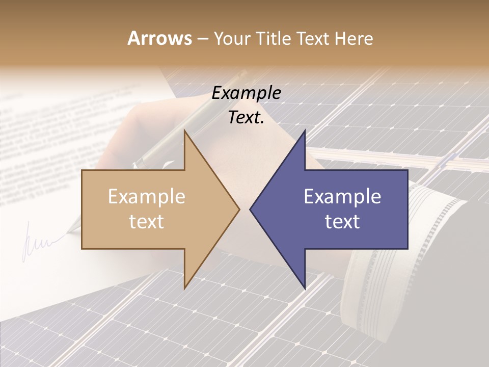 Cloudy Hand Mortgages PowerPoint Template