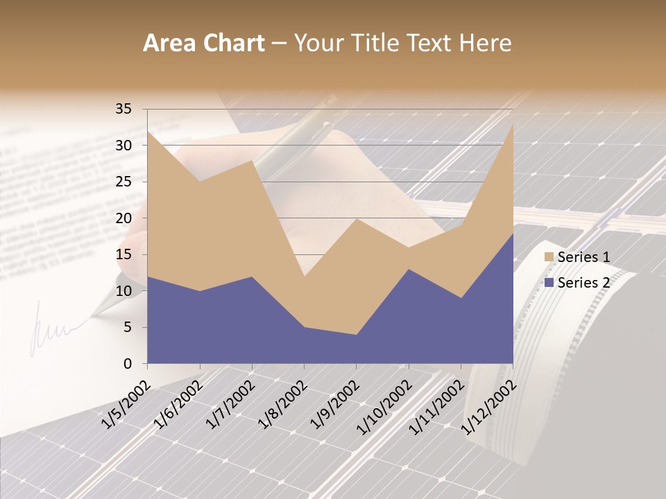 Cloudy Hand Mortgages PowerPoint Template
