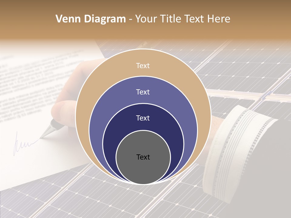 Cloudy Hand Mortgages PowerPoint Template