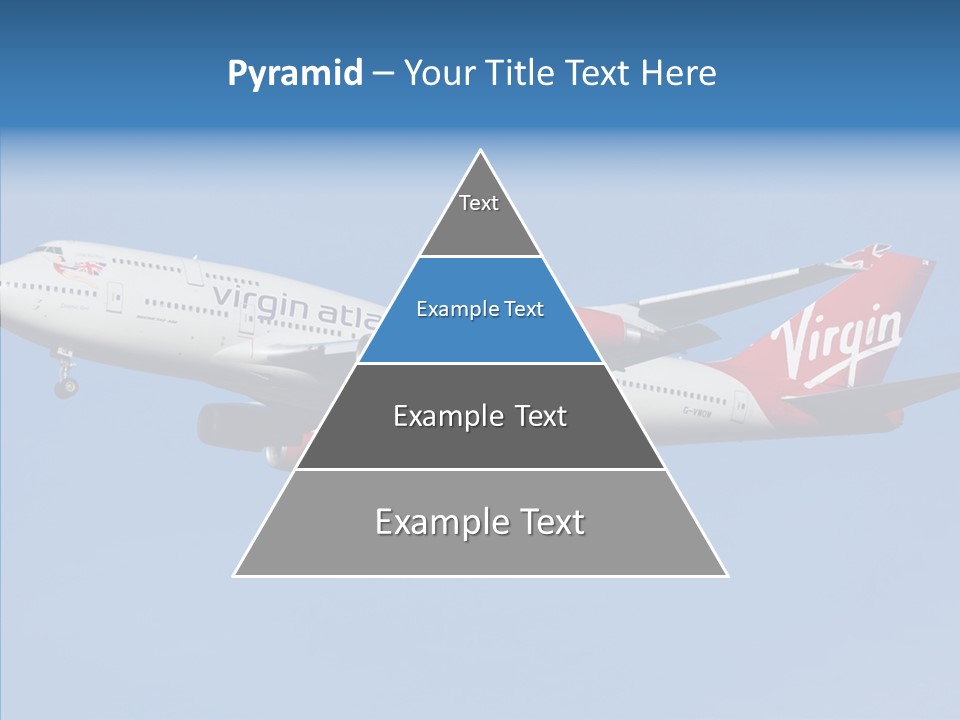 Airborne Boeing Technology PowerPoint Template