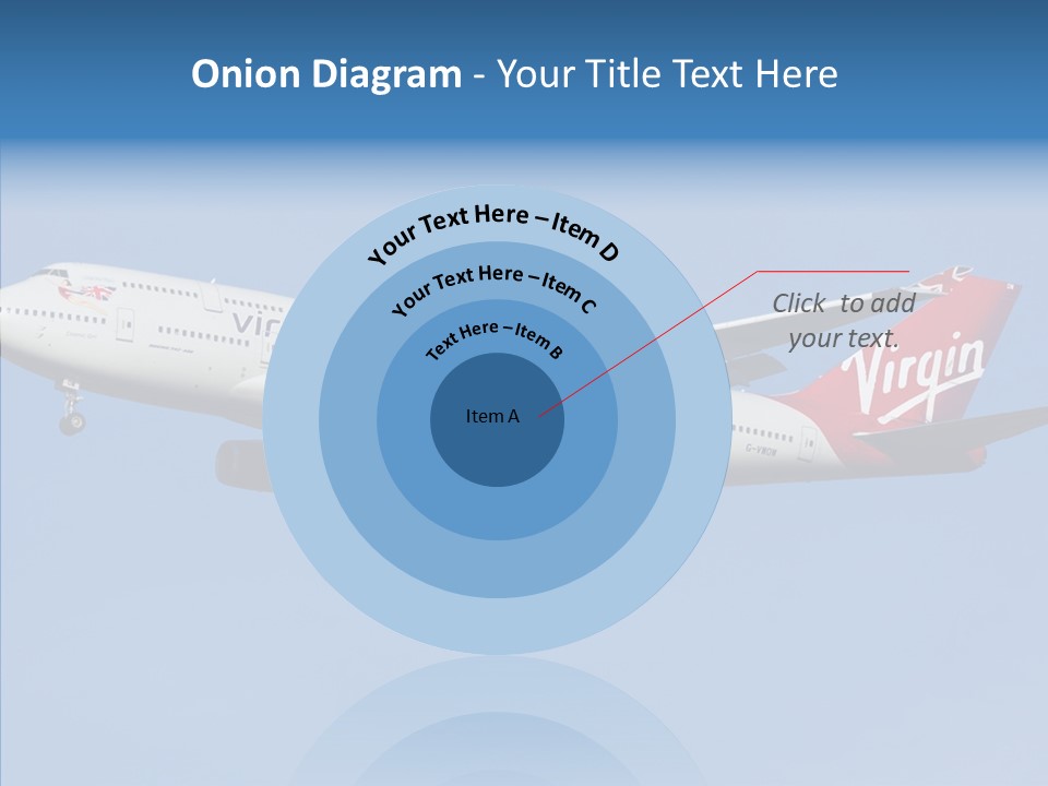 Airborne Boeing Technology PowerPoint Template